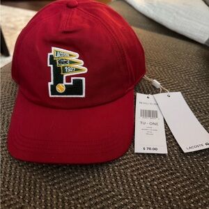 Lacoste L Pennant Twill Baseball Cap